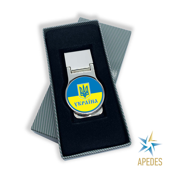 Ukraine Money Clip - Apedes Flags And Banners