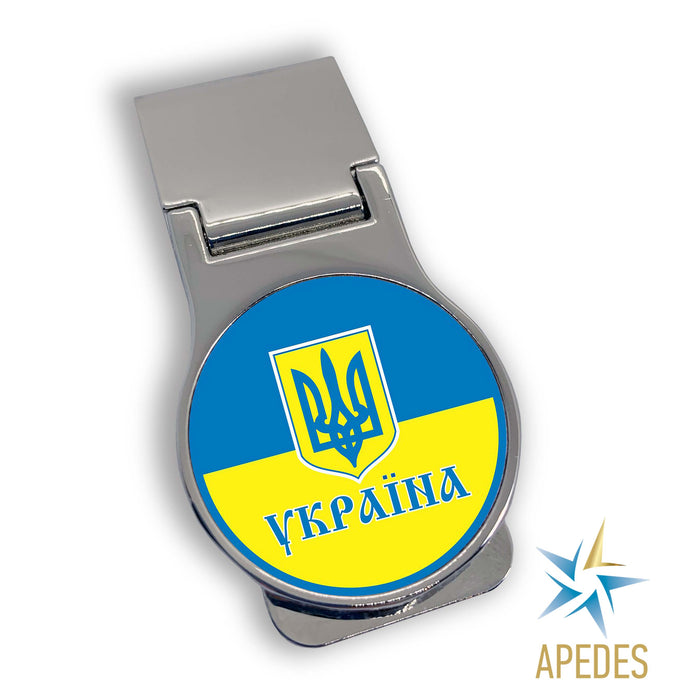 Ukraine Money Clip - Apedes Flags And Banners