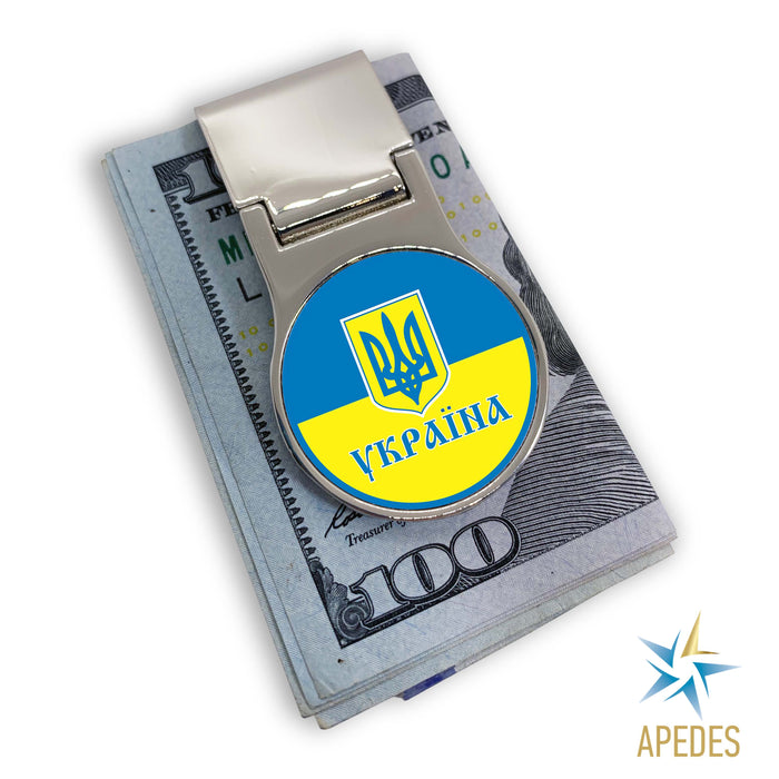 Ukraine Money Clip - Apedes Flags And Banners