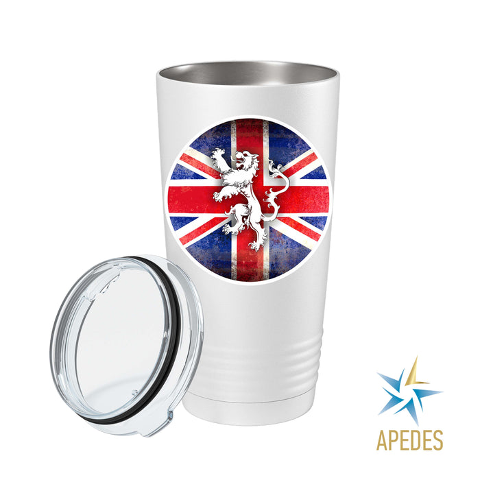 United Kingdom of Great Britain Flag Stainless Steel Tumbler 20 OZ