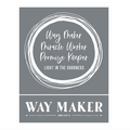 Way Maker - Mesh Stencil 8.5 x 11